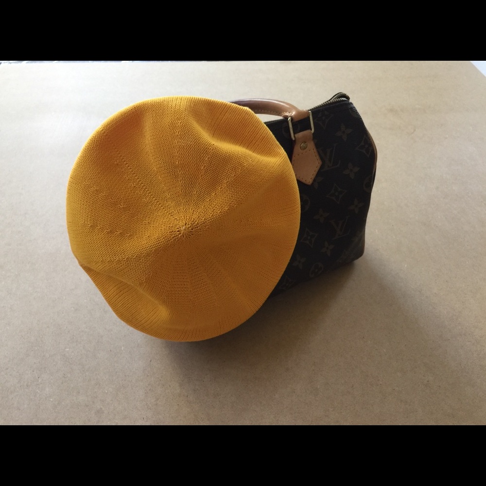 Hat beret. Got this beret in Paris. Amazing color